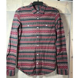 Jack Threads Long Sleeve Button Down Shirt 100% Cotton Colorful Men's Size Large